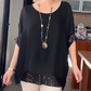 🌟 LIMITED-TIME 50% RABATT! 👕 Lässiges Damenoberteil mit Pailletten – Elegant, Weich, Loose Fit ✨