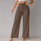 🔥50% RABATT👖Damen-Freizeithose mit weitem Bein, einfarbig | Weich, locker & ganztägiger Tragekomfort 👖✨