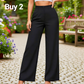 🔥50% RABATT👖Damen-Freizeithose mit weitem Bein, einfarbig | Weich, locker & ganztägiger Tragekomfort 👖✨