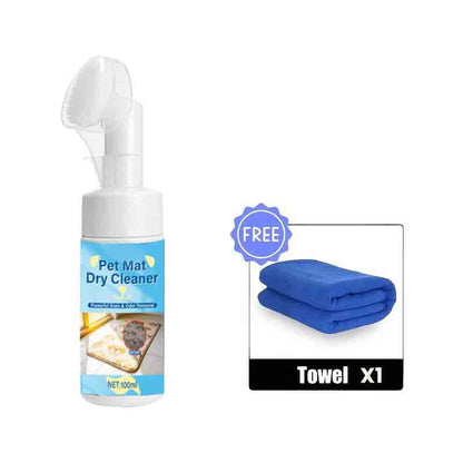 🐾 66% OFF! 🧼 Waterless Pet Mat Foam Cleaner – With brush & quick refresh ✨