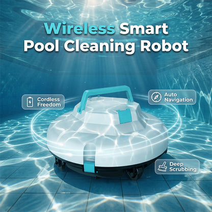 🤖Neu eingetroffen – 60% reduziert!🌊Poolreinigungsroboter | Kabellos · Starke Saugkraft · Intelligente Navigation · Ein-Knopf-Start · Leicht entnehmbarer Filterkorb🏖️