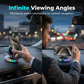 📱 RGB Car Holder with Automatic Clamping &amp; 15W Wireless Charging