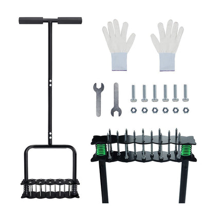 ⏳🔥LIMITED-TIME 50% OFF!   Heavy-Duty Manual Lawn Coring Aerator🔧