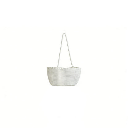 🏡 3-Tier Over the Door Basket, Wall-Mounted Jute Storage Organizer in bathroom – Decorative Nursery Baskets, Perfect for Busy Mom/Dad to Store Diapers & Toys small basket Gift Hook laundry basket house organizers organizing baskets