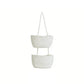 🏡 3-Tier Over the Door Basket, Wall-Mounted Jute Storage Organizer in bathroom – Decorative Nursery Baskets, Perfect for Busy Mom/Dad to Store Diapers & Toys small basket Gift Hook laundry basket house organizers organizing baskets