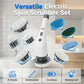 🧹 50% OFF! Pro Electric Cleaning Brush – 8 Heads, Dual-Speed, IPX7 Waterproof – perfect for bathroom, kitchen & car💧✨