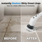 🧹 50% OFF! Pro Electric Cleaning Brush – 8 Heads, Dual-Speed, IPX7 Waterproof – perfect for bathroom, kitchen & car💧✨