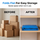⏰Last 4 hours Sale:£8.99!!🧳 Collapsible Storage and Moving Bag – Heavy-duty handles & zippered closure – Folds flat, perfect for moving, travel or closet organization – reusable & easy to clean 🏠3
