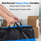 ⏰Last 4 hours Sale:£8.99!!🧳 Collapsible Storage and Moving Bag – Heavy-duty handles & zippered closure – Folds flat, perfect for moving, travel or closet organization – reusable & easy to clean 🏠3