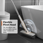 🍃🏆 Last Day Special Price £10.98! 2-in-1 Floor Brush with Squeegee | 360° Rotating Gap Cleaning Tool - Extendable Adjustable No-Touch Cleaner for Windows, Sliding Doors, Narrow Spaces, Home Deep Cleaning