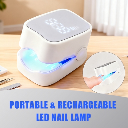 Tragbare und wiederaufladbare LED-Nagellampe