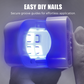 Tragbare und wiederaufladbare LED-Nagellampe