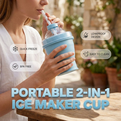 2-in-1 Faltbarer Eisball-Becher