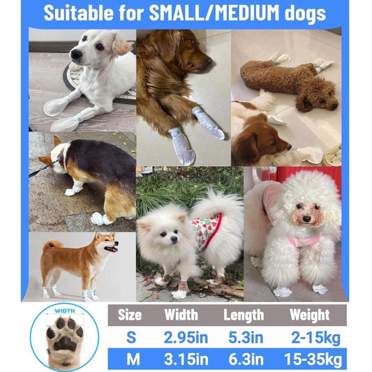 🥳2026 HOT SALE🥳💞50K+ SOLD!🐾💧 50% OFF! Waterproof Disposable Dog Paw Protectors – Keep paws clean, floors spotless. No more muddy prints! 20pcs/pack. 🧼✨