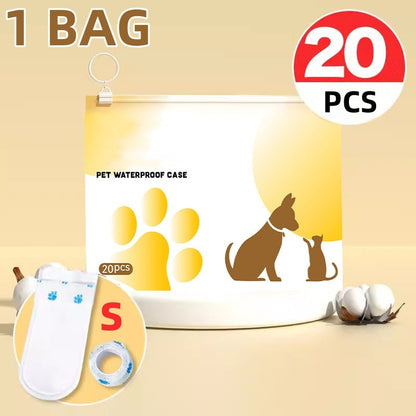 🥳2026 HOT SALE🥳💞50K+ SOLD!🐾💧 50% OFF! Waterproof Disposable Dog Paw Protectors – Keep paws clean, floors spotless. No more muddy prints! 20pcs/pack. 🧼✨