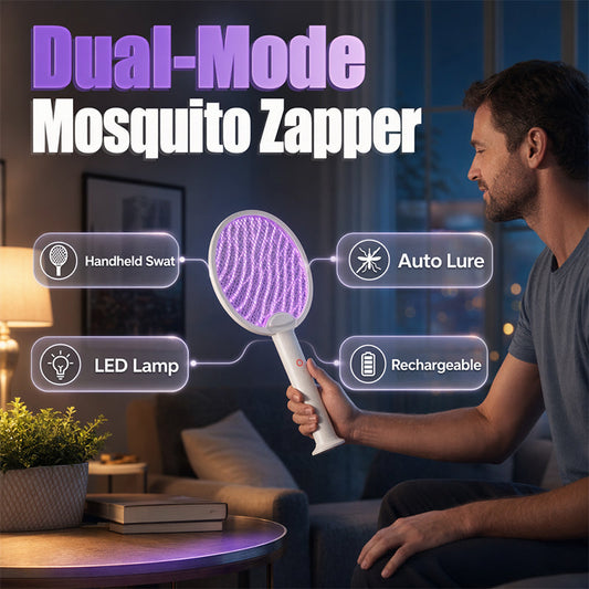 ⏰2-in-1 Rechargeable Electric Fly Swatter