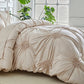 📢📢50% OFF !! ⏰ Elegant Pinch Pleat Duvet Cover Set – Wrinkle-Resistant, Breathable & Machine Washable. A Fresh, Inviting Bed Made Easy 🌿