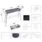 🔥50% OFF! A feast for outdoor BBQ lovers-Portable Foldable Outdoor BBQ Grill