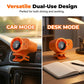 🚗50% OFF HOT SALE! 💨Portable Clip-On Car Turbo Cooling Fan, 3-Speed Adjustable Hands-Free Auto Vent Fan with LED Digital Display
