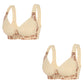 Wire-Free Support Bra with Wide Straps