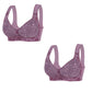 Wire-Free Support Bra with Wide Straps