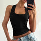 💖Last Day Special Price ￡10.98!!💖Women's Ribbed U-Neck Slim Fit Tank Top