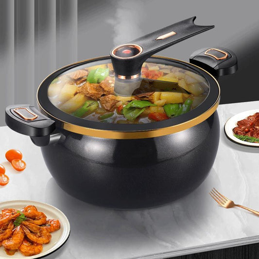 ⏰Sale for the last 2 hours: £37.98 !!!🍲✨Large-Capacity Enameled Pressure Cooker