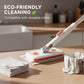 Extendable Telescopic Disposable Flat Clip Mop, 360° Swivel Lightweight Floor Mop