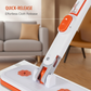 Extendable Telescopic Disposable Flat Clip Mop, 360° Swivel Lightweight Floor Mop
