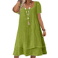 💗LAST DAY SALE 50% OFF⚡50K+ SOLD💕Women's Casual Loose Fit Short Sleeve Dress