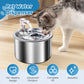 Wireless, plug-free, automatic water sensor pet drinking machine for cats and dogs. Continuous circulating fresh water intelligent drinking machine.