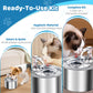 Wireless, plug-free, automatic water sensor pet drinking machine for cats and dogs. Continuous circulating fresh water intelligent drinking machine.