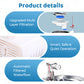 Wireless, plug-free, automatic water sensor pet drinking machine for cats and dogs. Continuous circulating fresh water intelligent drinking machine.