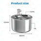 Wireless, plug-free, automatic water sensor pet drinking machine for cats and dogs. Continuous circulating fresh water intelligent drinking machine.