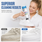 A no-rinse foam cleaner with a built-in brush head – a miracle cleaner for fabrics and furniture