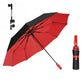 Windproof Umbrella – 10-Rib Waterproof & Compact Umbrella with Automatic Open/Close Function and Ergonomic Handle – Folding Mini Umbrella - Strong Umbrellas for Wind and Rain