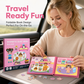 🍃🏆 Last Day Special Price £9.99 ! 🧲 Magnetic Puzzle Book for Kids – Reusable Travel Activity Toy ✈️ & Screen-Free Creative Play ✨