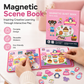 🍃🏆 Last Day Special Price £9.99 ! 🧲 Magnetic Puzzle Book for Kids – Reusable Travel Activity Toy ✈️ & Screen-Free Creative Play ✨