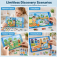🍃🏆 Last Day Special Price £9.99 ! 🧲 Magnetic Puzzle Book for Kids – Reusable Travel Activity Toy ✈️ & Screen-Free Creative Play ✨