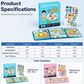 🍃🏆 Last Day Special Price £9.99 ! 🧲 Magnetic Puzzle Book for Kids – Reusable Travel Activity Toy ✈️ & Screen-Free Creative Play ✨