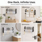 🍃🏆 Last Day Special Price £7.99 !💥 60% OFF NOW! 💥Drill‑Free Wall‑Mounted Shoe Rack‑Vertical Space‑Saver Carbon Steel Shoe Organizer, Anti‑Rust No‑Drill Storage Rack for Entryway Bathroom & Closet