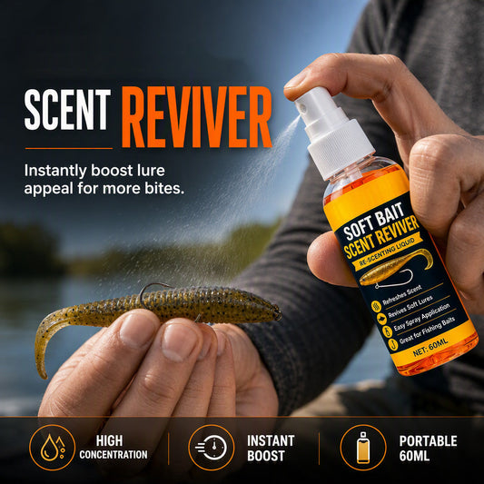🔥Buy 1 Get 1 Free🎣 50% OFF TODAY! 🔥 Give Your Soft Bait an Extra Edge ✨ Easy-Spray Scent Booster for Fishing Trips & Outdoor Angling