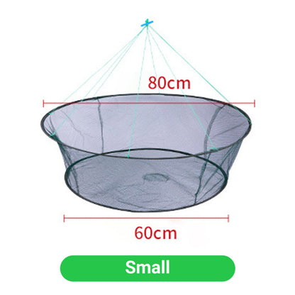 🎁💥LAST DAY SPECIAL PRICE!-￡8.99!!🌊 Portable Foldable Hand Casting Fishing Net with Rope