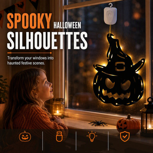 🎃✨Halloween Silhouette Hanging Lights✨🦇