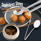🥳💥Buy 1 Get 1 Free🍃🏆 Last Day Special Price £7.99 ! A must-have stainless steel grease-draining tongs for the kitchen – the perfect choice for deep-frying, barbecuing, hotpot and cooking