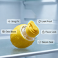 2026 New Model Manual Mini Fruit Juicer for Lemons and Citrus Fruits