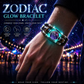 💥Last-Day Sale – 50% Off ☪️Glow-in-the-Dark Leather Zodiac Sign Bracelet For Men and Women (6.9/8.1 inches)♑️