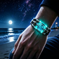 💥Last-Day Sale – 50% Off ☪️Glow-in-the-Dark Leather Zodiac Sign Bracelet For Men and Women (6.9/8.1 inches)♑️