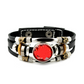 💥Last-Day Sale – 50% Off ☪️Glow-in-the-Dark Leather Zodiac Sign Bracelet For Men and Women (6.9/8.1 inches)♑️