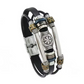 💥Last-Day Sale – 50% Off ☪️Glow-in-the-Dark Leather Zodiac Sign Bracelet For Men and Women (6.9/8.1 inches)♑️